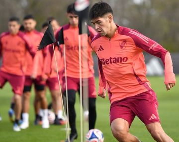 Malas noticias para River: Rivero sufrió un desgarro y se perderá varios partidos