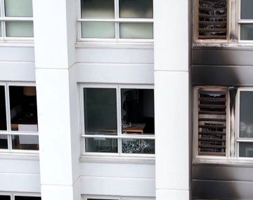 Así quedó el departamento donde empezó el incendio de Puerto Madero