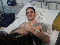 Brítez auxilió a un hincha de Colón apuñalado . Crédito: diario Uno Brítez auxilió a un hincha de Colón apuñalado . Crédito: diario Uno