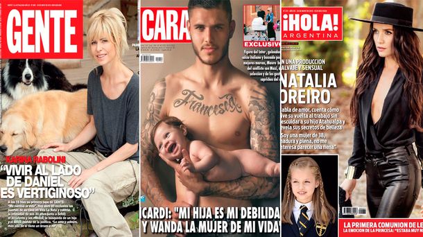 Mirá las tapas de todas las revistas del espectáculo