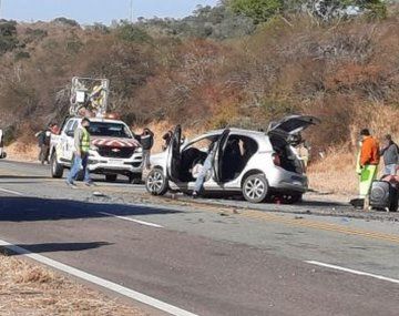 Choque fatal en una ruta de Salta: seis muertos