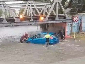 El barrio porteño de Saavedra fue uno de los más afectados por las inundaciones