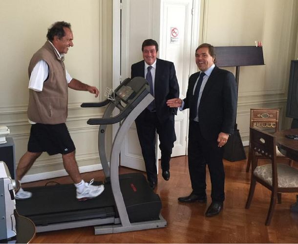 Así se prepara Daniel Scioli para el inicio de sesiones