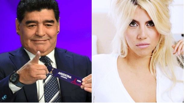 El tremendo mensaje de Wanda Nara a Maradona por la crítica a la Selección