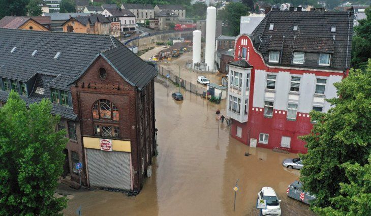 Un temporal trágico en Alemania y Bélgica deja imágenes impactantes