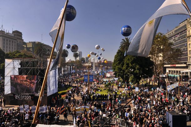 Cómo será el acto de este sábado en Plaza de Mayo