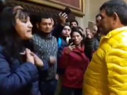 La responsable de un comedero enfrentó a Alfredo Olmedo