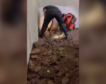 Así encontraron el cuerpo de Nancy bajo el contrapiso de un inquilinato