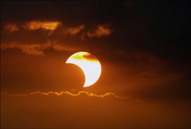 La Patagonia, testigo del último eclipse solar del año