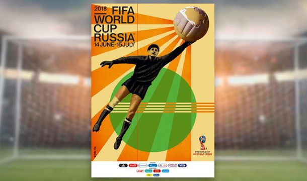 Presentaron el poster retro del Mundial 2018