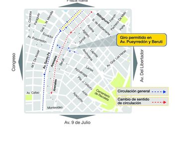 Arenales cambia de sentido de circulación desde este viernes