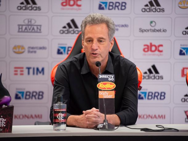 El presidente de Flamengo, Rodolfo Landim.