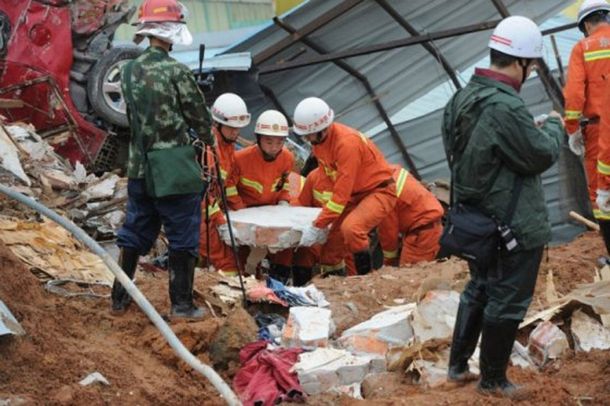 Milagro en el alud de China: sobrevive 67 horas enterrado entre los escombros
