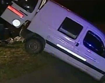 Persecución y choque en la Riccheri