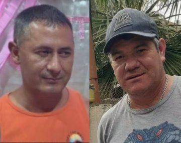 José Luis Herrera y Alcides Ledesma, los pescadores.