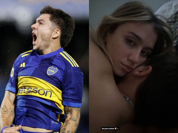 La reacción de Morena Beltrán al golazo de Lucas Blondel ante Racing