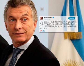 Macri tuiteó en japonés y generó una catarata de respuestas insólitas