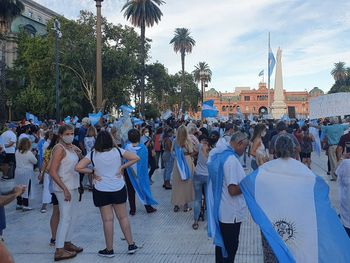 Protesta opositora contra el Gobierno en la Plaza de Mayo y otros puntos del país