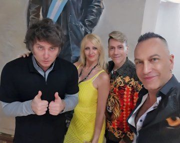 Yuyito cenó con Milei en Olivos junto a Roberto Piazza y su marido