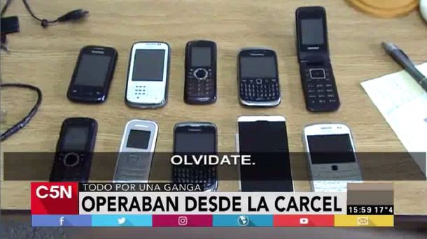 Operaba con su banda desde la cárcel y llamó a quejarse por su celular