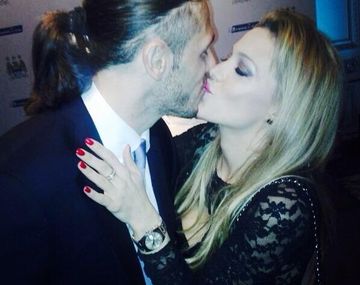 El romántico festejo de Evangelina Anderson y Martín Demichelis