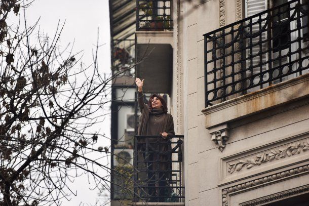 Mirta Busnelli fue a la manifestación a favor de Cristina Kirchner en Constitución: La admiro