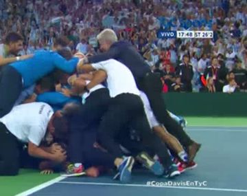 Argentina campeón de la Copa Davis: mirá la definición de Delbonis