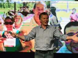 Mauricio Macri en Costa Salguero