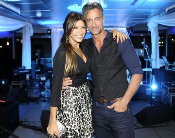 Catherine Fulop y Osvaldo Sabatini en el Crucero de los Enamorados de Vale presentado por Banco Provincia