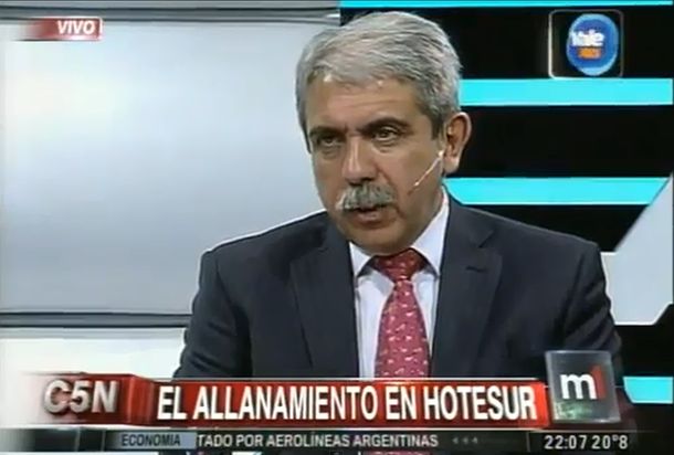 Aníbal Fernández y el allanamiento a Hotesur: Fue un despropósito