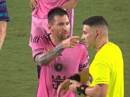 El insulto de Lionel Messi al árbitro luego del empate del Inter Miami ante Charlotte