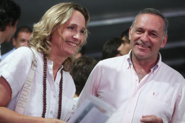Laura Raffo y Álvaro Delgado