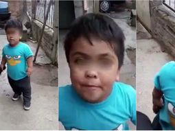 Las imágenes de un nene aprendiendo a robar preocupan a todos Las imágenes de un nene aprendiendo a robar preocupan a todos