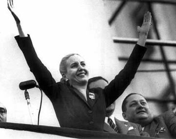Un PJ separado recuerda a Evita con distintos actos