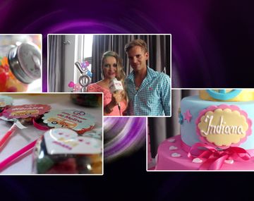 El álbum de fotos del babyshower de Melina Pitra