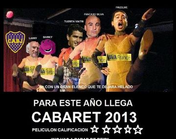 Afiches con cargadas por la vuelta de Riquelme