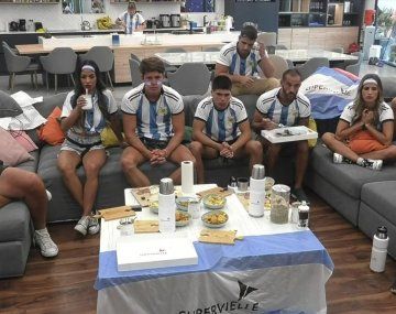 Así se prepararon en GH para el partido de Argentina