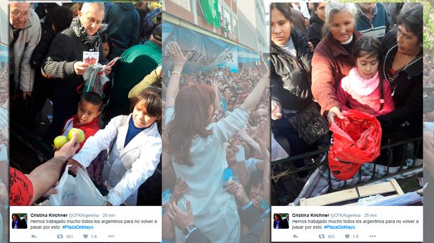 CFK, crítica sobre la situación del país: Hay colas por dos manzanas gratis