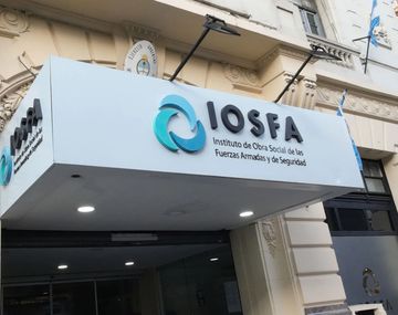 Instituto de Obra Social de las Fuerzas Armadas y de Seguridad (Iosfa).