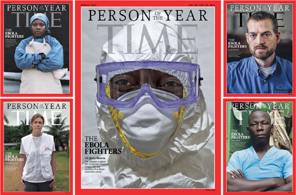 Los peleadores del Ébola son la Persona del Año para la revista Time