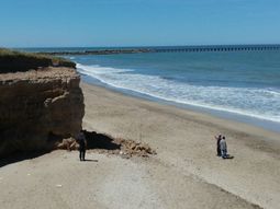 Acá se encontraba la nena jugando