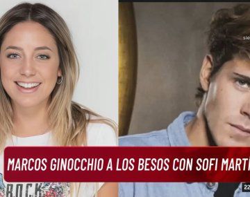 Marcos Ginocchio y Sofi Martínez