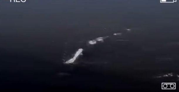 Monstruo en un lago de Alaska