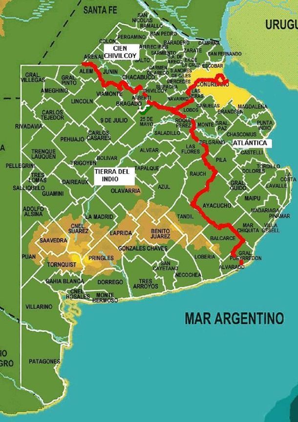 Curioso proyecto del vice de Sanz: dividir la Provincia en tres