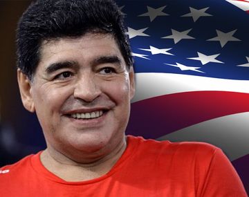 Diego Maradona puede entrar a Estados Unidos