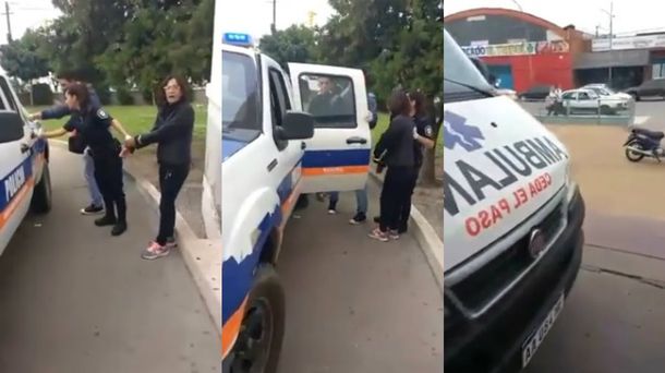 Detuvieron a la mujer por querer trasladar a su marido