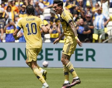 Boca se ilusionaba: Di Lollo abrió el marcador con un gran cabezazo ante Auckland City