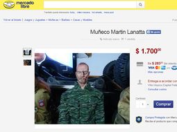 Oportunistas: ya venden por Internet el muñeco de Martín Lanatta