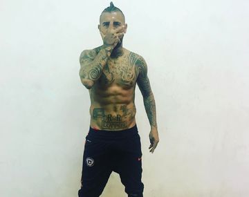 Arturo Vidal posteaba esta foto en Instagram antes del duelo ante Bolivia