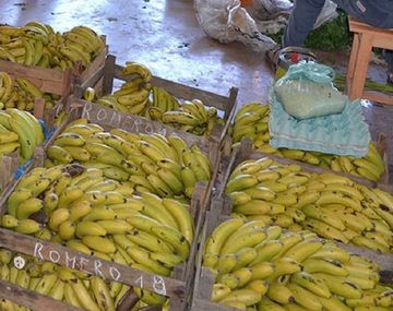 Bananazo en Plaza de Mayo